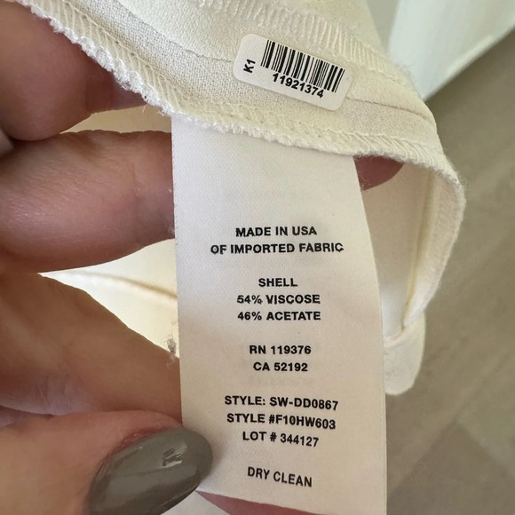 Helmut Lang Viscose Bell Sleeve Mid length dress size small - Picture 4 of 9